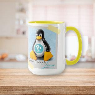 Bijgewerkte Windows PopOS Tux Mok