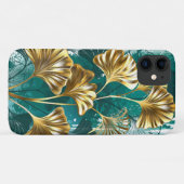 Bijkantoor met Golden Leaves Ginko Biloba Case-Mate iPhone Case (Achterkant (horizontaal))