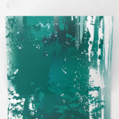 Bijkantoor met Golden Leaves Ginko Biloba Drieluik Aankondiging (Binnenzijde eerst)