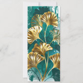 Bijkantoor met Golden Leaves Ginko Biloba Kaart (Voorkant)