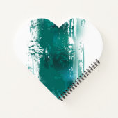 Bijkantoor met Golden Leaves Ginko Biloba Notitieboek (Achterkant)