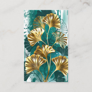 Bijkantoor met Golden Leaves Ginko Biloba Visitekaartje
