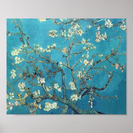 Bijkantoren met Almond Blossom - Van Gogh Poster (Voorkant)