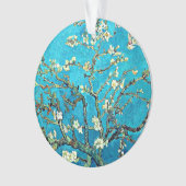 Bijkantoren met amandelbloesems ornament (voorkant)