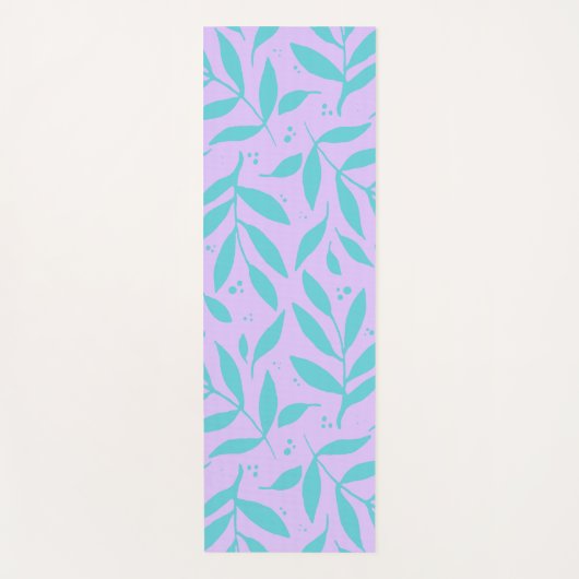  bijkantoren - turquoise en violet - tienen yogamat (Voorkant)