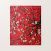 Bijkantoren van de amandelboom in Blossom, Van Gog Legpuzzel (Verticaal)