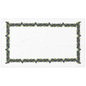 Bijkantoren van rode wijndruiven op wit tafelkleed (Voorkant (Horizontaal))