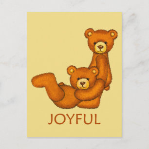 Bijkomende Beren ~ Joyful Scripting Briefkaart