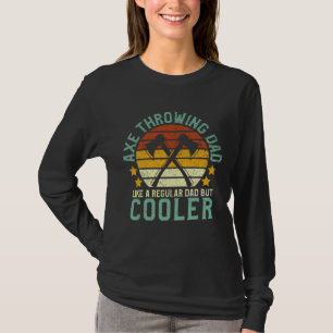 bijl gooien papa grappig Vaderdag hakbijl gooien T-shirt