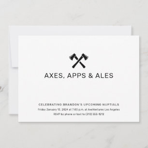 Bijl gooien uitnodiging