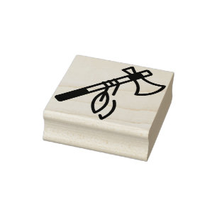 bijl rubberstempel