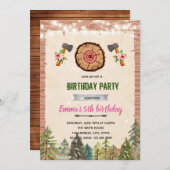 Bijl werpen Feest Uitnodiging (Voorkant / Achterkant)