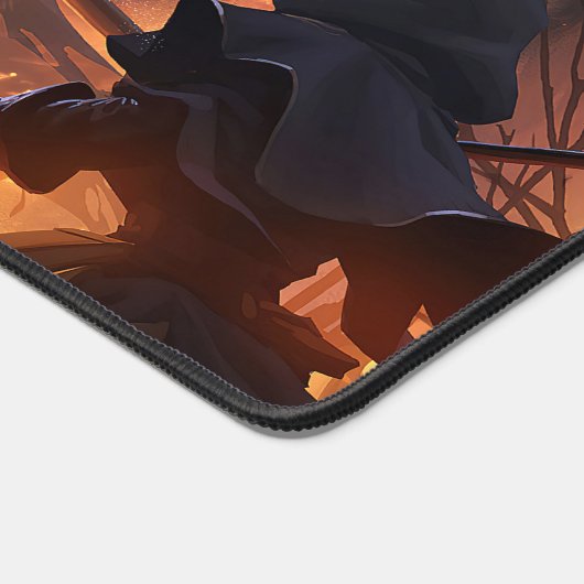 Bijl Wielder Gaming Desk Mat | hoofdontwerp van he (Hoek)