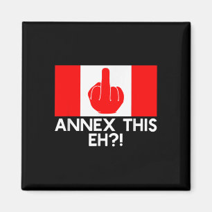 Bijlage deze Eh! Grappige Pro Canada vlag voor ant Magneet