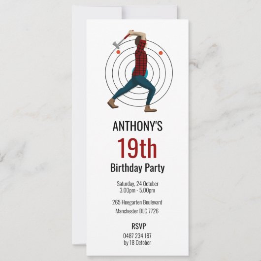 Bijlwerpen Kaart (Voorkant)