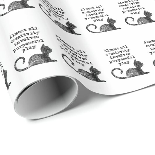 Bijna alle creativiteit impliceert doelgericht spe cadeaupapier (Rol Hoek)