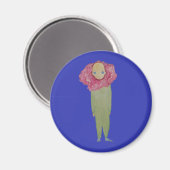 Bijna als een bloem magneet (Voorkant / Achterkant)