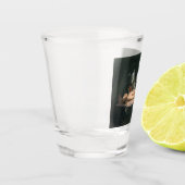 Bijna de dood ervaring zien van boze demonische ge shot glas (Links)