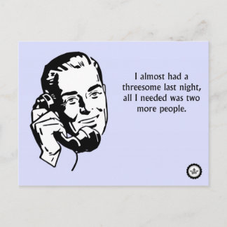 Bijna had het - Sex Joke Briefkaart