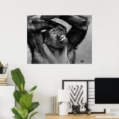 Bijna menselijk poster (Thuiskantoor)