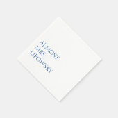 Bijna mevrouw servet (Hoek)