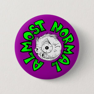 Bijna normaal ronde button 5,7 cm