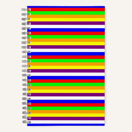 Bijna-regenboogstrips Notitieboek (Voorkant)