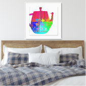 Bijna theetijd canvas afdruk (Insitu (Slaapkamer))