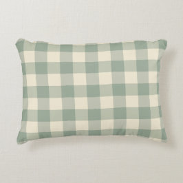 Bijna wakker Gingham - Langs de rivier plaid. Accent Kussen