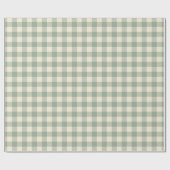 Bijna wakker Gingham - Langs de rivier plaid. Cadeaupapier (Vlak)