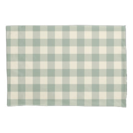 Bijna wakker Gingham - Langs de rivier plaid. Kussensloop