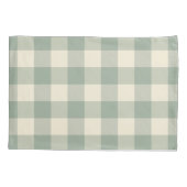 Bijna wakker Gingham - Langs de rivier plaid. Kussensloop (Achterkant)
