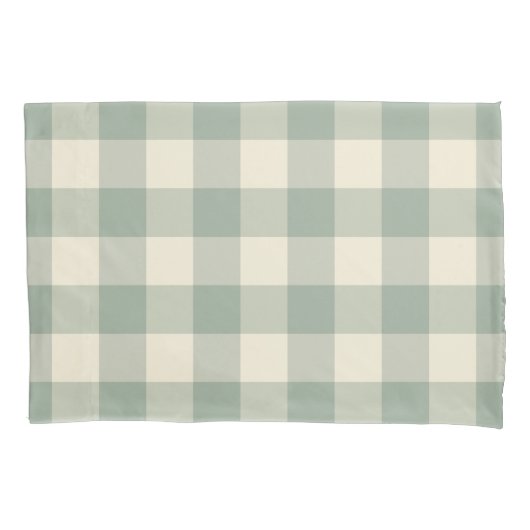 Bijna wakker Gingham - Langs de rivier plaid. Kussensloop (Voorkant)