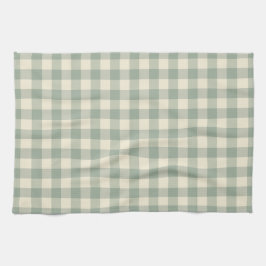 Bijna wakker Gingham - Langs de rivier plaid. Theedoek