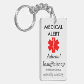 bijnierinsufficiëntie sleutelketen 2 sleutelhanger (Voorkant Links)