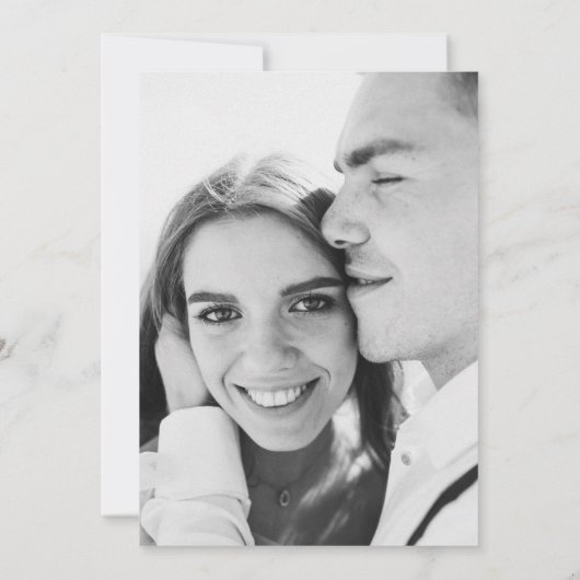 Bijou Boho moderne Terre Ton mariage Invitations (Dos)