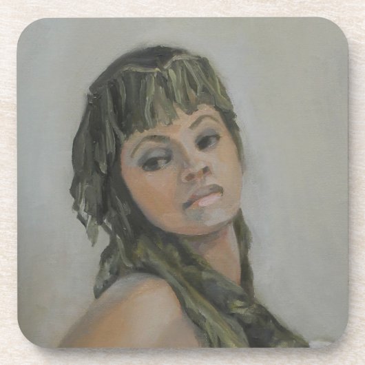 Bijou exotique I Dessous de verre de liège (Devant)