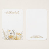 Bijouterie Fleur sauvage d'or (Devant & derrière)