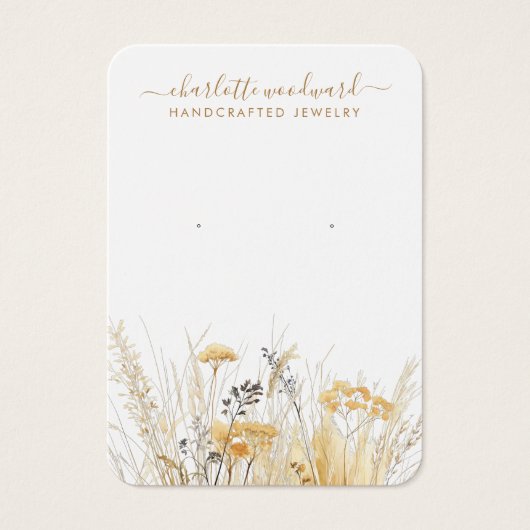 Bijouterie Fleur sauvage d'or (Devant)