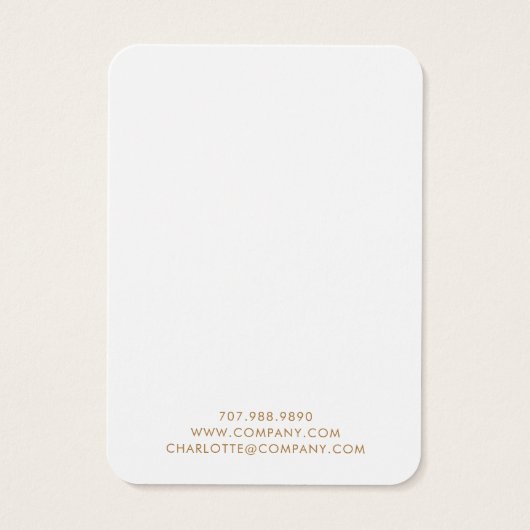 Bijouterie Fleur sauvage d'or (Dos)