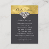 Bijoutier de pierre gemme de carte de visite de (Dos)