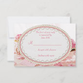 Bijoux, boîtes et fleurs roses RSVP (Dos)