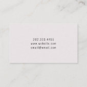 Bijoux Boutique artisanale Carte de visite (Dos)