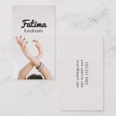 Bijoux Boutique artisanale Carte de visite (Devant / Derrière)