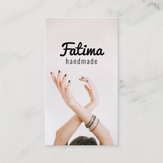 Bijoux Boutique artisanale Carte de visite (Devant)