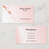 Bijoux Carte de visite (Devant / Derrière)