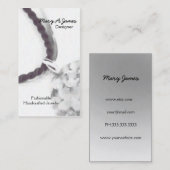 Bijoux Carte de visite (Devant / Derrière)