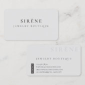 Bijoux Carte de visite (Devant / Derrière)
