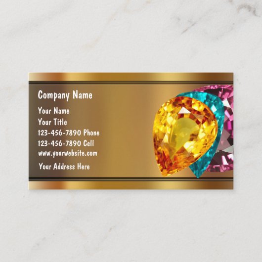 Bijoux Carte de visite (Devant)