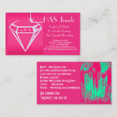 Bijoux Carte de visite (Devant / Derrière)